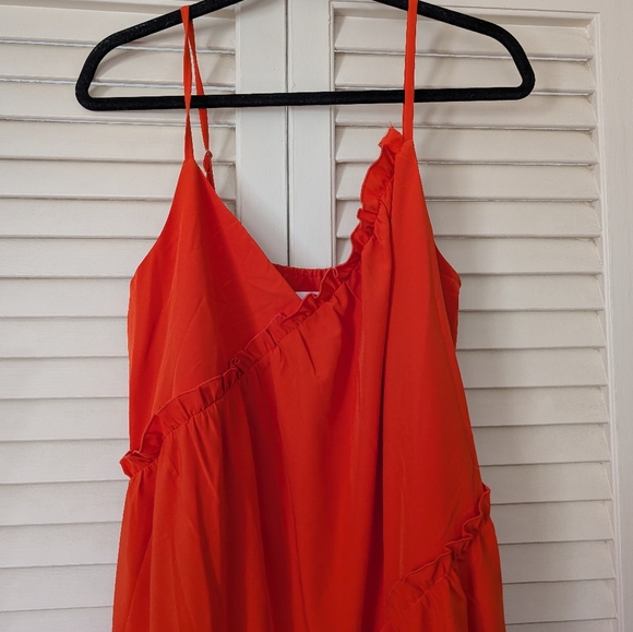 Ces Femme Vibrant Orange Maxi Dress - Picture 2 of 8